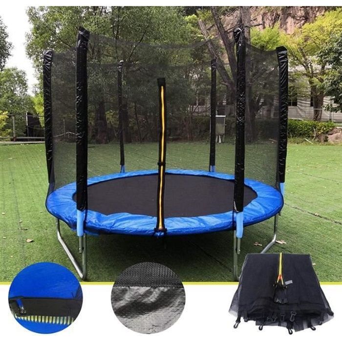 Housse De Protection Trampoline 244 Cm - Tissu Oxford étanche, Anti-UV, Avec Cordes élastiques