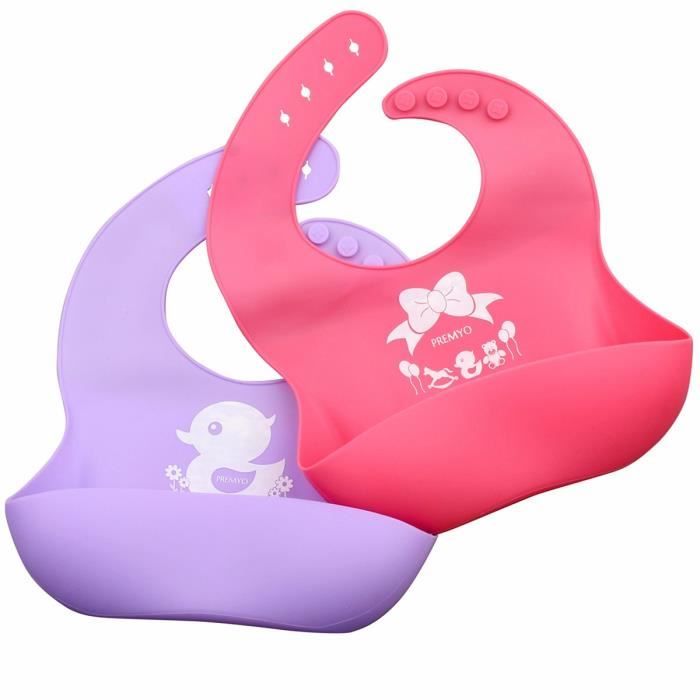 Bavettes Pour Bebes Philonext Bavoir Avec Recuperateur En Silicone Souple Etanche Leger Impermeable Pour Ramasser Miettes Pour Bebe Bebe Puericulture Bavoirs Atahari Com