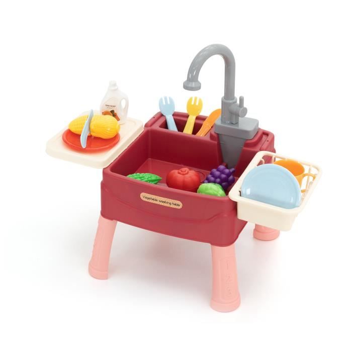 Robinet Jouet Cuisine Enfant - Évier Miniature - Fonction Eau Automatique - Piles AA