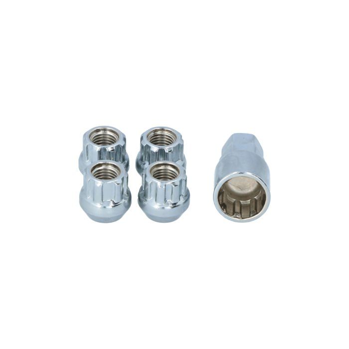 Set Alliage Roue Verrouillage Boulons M12 X 1.5 Conique Seat Verrous
