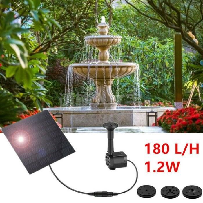 Pompe à eau solaire pour fontaine, pour jardin extérieur, étang