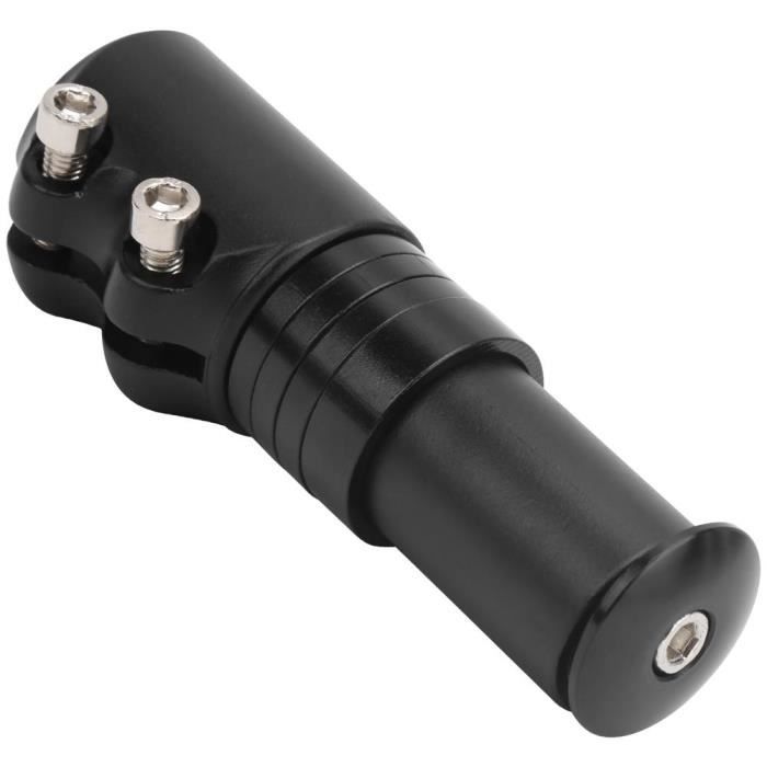 Fdit Extension de potence de vélo Riser de Potence de Vélo Montagne Extension de Tube de Fourche Avant de Vélo en Alliage