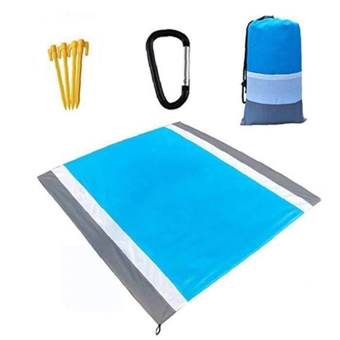 FunQeeu Couverture De Plage, Tapis De Plage Résistant Au Sable, 200,7 X 210,8 Cm