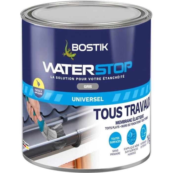 Membrane d’étanchéité BOSTIK Waterstop Réparation fuites Pot 1 kg - vue 2