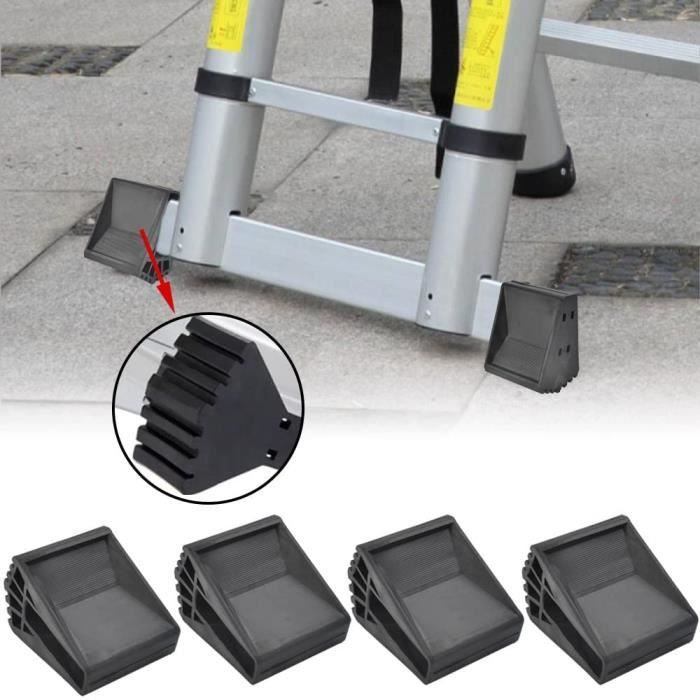 Pieds D'échelle Universels En Caoutchouc Tapis de Sol Antidérapants Extension Pieds de Sécurité Accessoires Pour échelle Universelle