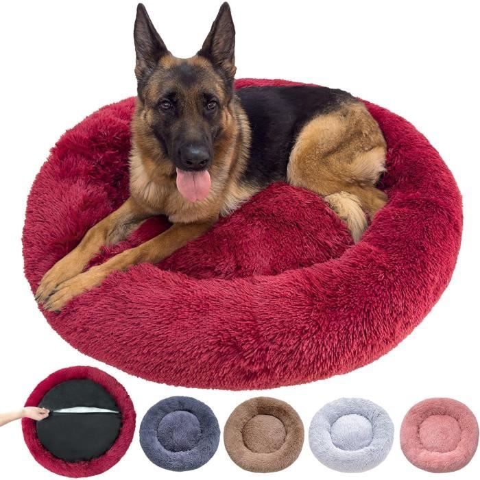 Siège Auto Pour Grand Chien (jusqu'à 120 Lb) - Coussin épais En Mousse Mémoire, Lavable, Avec Sangles De Fixation (noir & Gris)