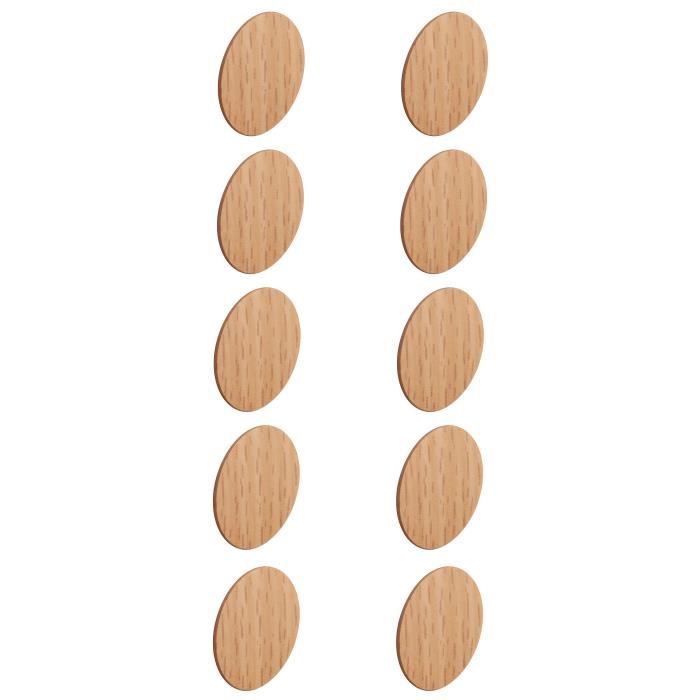 Lot De 20 Cache-vis Adhésif Rond Pour Trou De Meubles, Sol