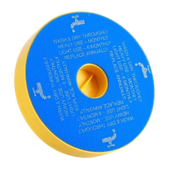 Filtre pré-moteur lavable pour aspirateur DYSON DC05 DC08 DC14 DC15 - DUOKON - Blanc - 150mm x 28mm