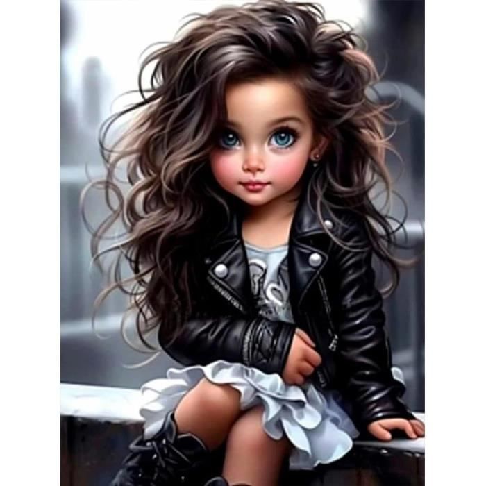 Kit De Peinture Diamant Carré 5D Diy Par Numéro, Diamond Paintin Kit Mosaique Adulte Cloche