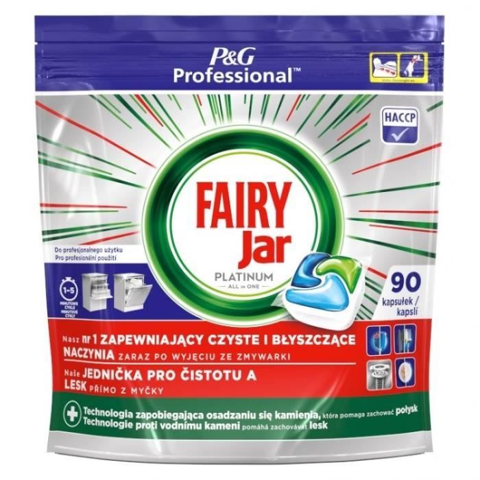 FAIRY P-G Professional Platinum capsules pour lave-vaisselle 90 pièces - 8001090277886