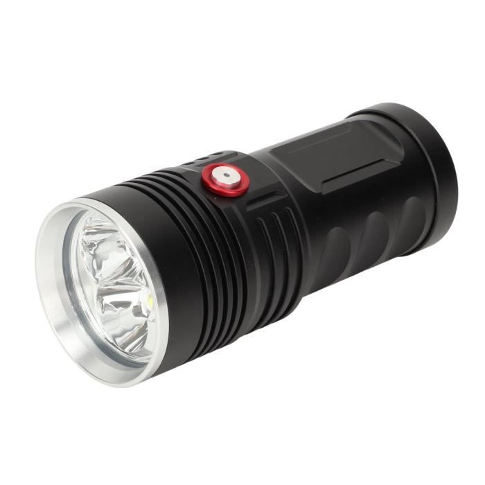 Lampe Torche LED,Lampe de Poche,IP64 Étanche Lampe Tactique,  Zoomable,Antichoc Anti-dérapant pour Camping Randonnée Urgence - Cdiscount  Bricolage
