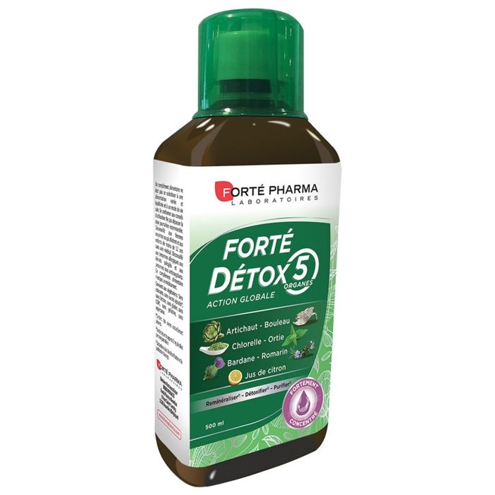 Meilleurs prix pour Forté Pharma Forté Détox 5 Organes 500ml
