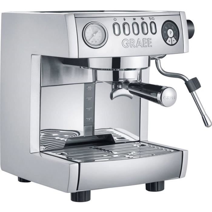 Machine à expresso - GRAEF - ES850EU - 15 bar - 1470 W - Café moulu