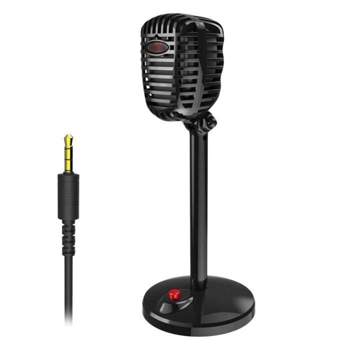 Microphone USB Bureau CMTECK - Réduction De Bruit, Bouton Mute LED, Compatible Windows/Mac/PS4 - Pour Streaming Et Appels