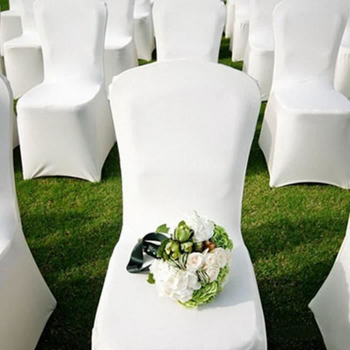 Housse Chaise En Lot Pour Mariage Achat Vente Pas Cher