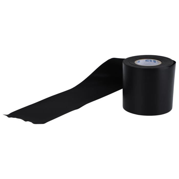 Bande de conduit imperméable extérieure Bande de climatisation en PVC Bande  de cravate d'isolation de climatiseur (noir)