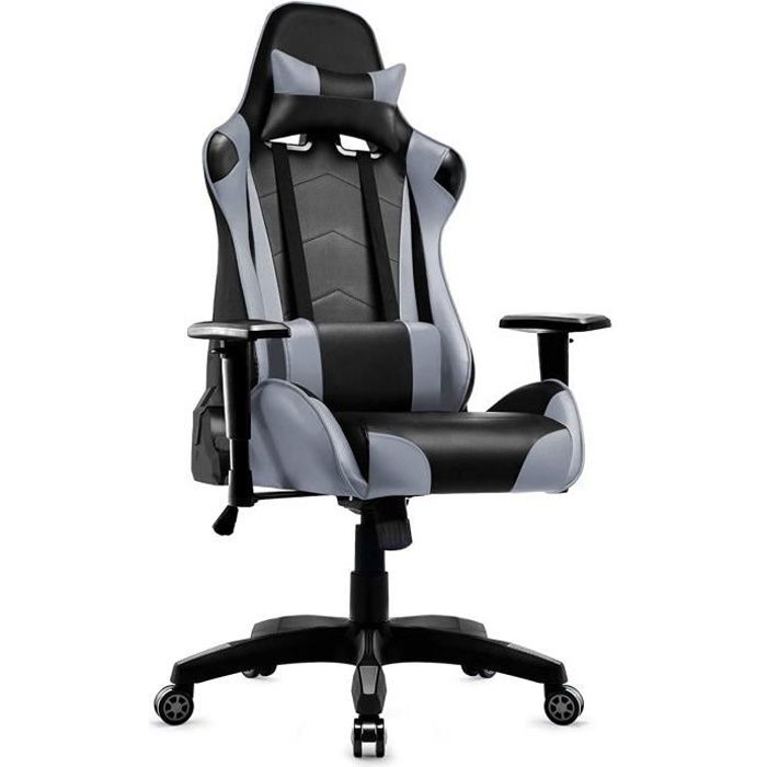 IWMH Racing Chaise De Bureau - Fauteuil Gamer - SiÃ¨ge Sport De Luxe r Pro En Similicuir 