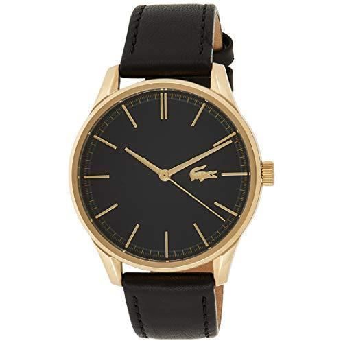 Montre lacoste shop cuir marron