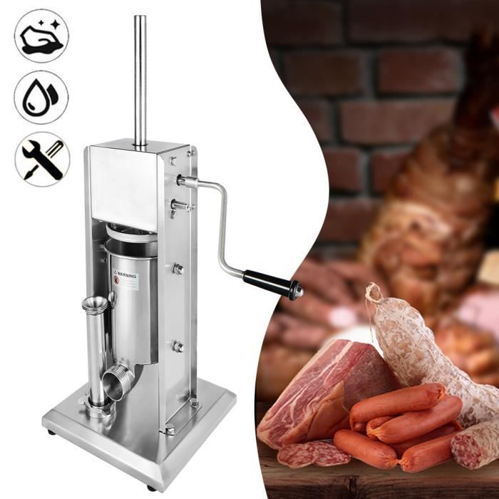 LARS360 Machine à Saucisses Poussoir à Saucisses Remplissage de Saucisse en Alliage d