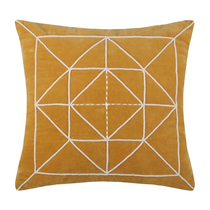 Coussin à motif corde Marron Clair 40x40 cm Coussin à motif corde Marron Clair 40x40 cm