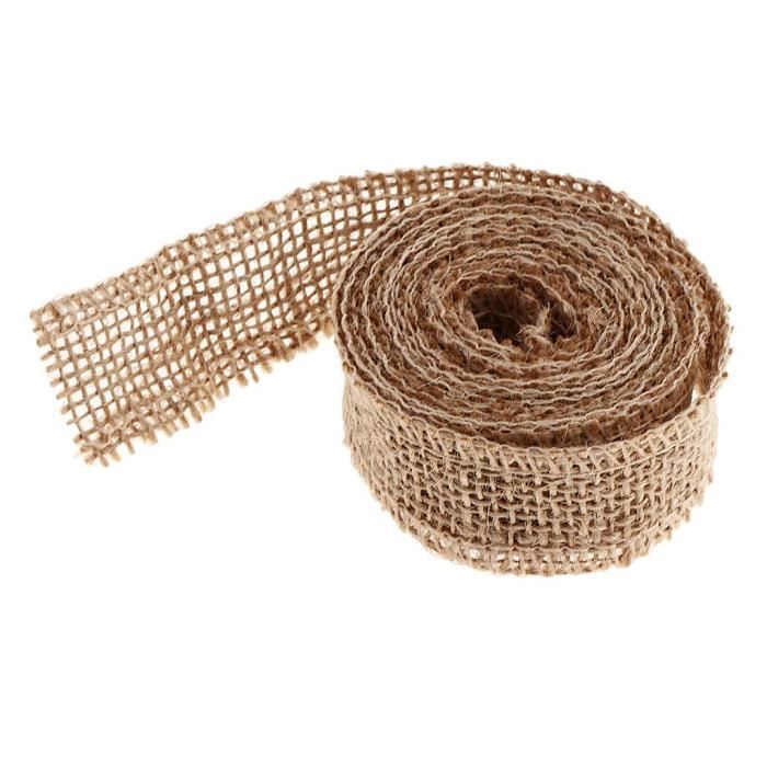 Décor En Macramé Ruban De Toile De Jute Stich Cadeaux Rouleau De Ruban D'Embellissement Rubans