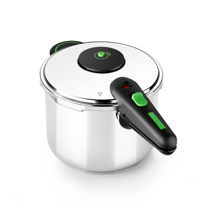 Monix  Presto Duo Autocuiseur 4 + 6 L en acier inoxydable 18/10 Compatible tous feux dont induction - M911005