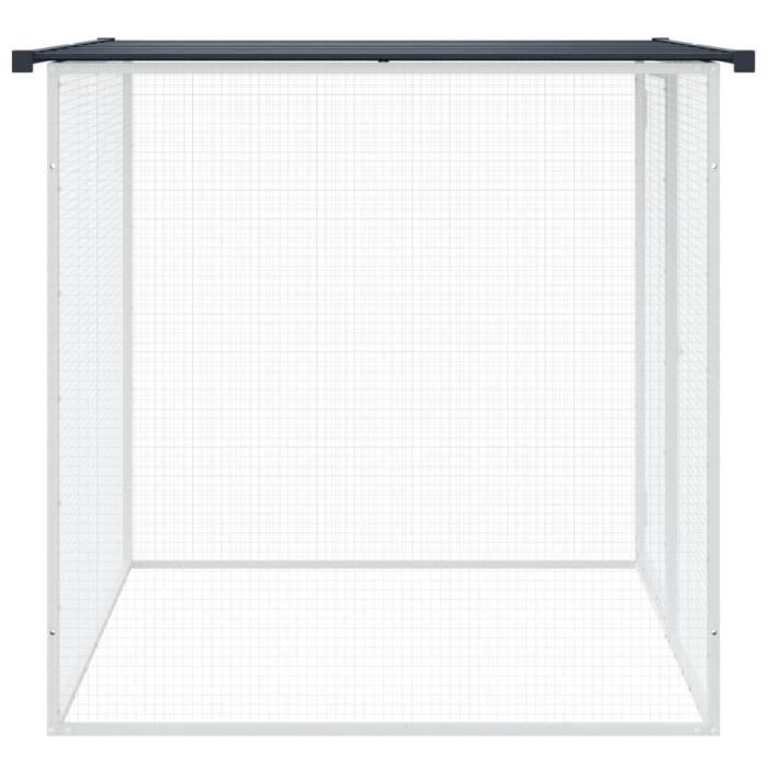 Comparer les prix de Poulailler - Mothinessto - YY00373 - Acier galvanisé - Toit anthracite - 103x98x90 cm