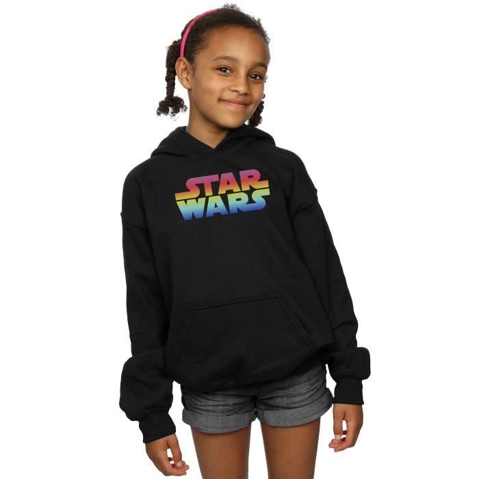 Visiter la boutique Star WarsStar Wars Garçon Rainbow Logo Sweat À Capuche 