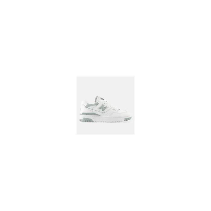 New Balance Basket Femme New Balance 550 - BBW550BG - Cuir - Lacets - Blanc