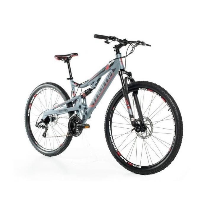 Velo Vtt Eqx 29 Moma Bikes Aluminium Shimano 24v Freins A Disque Double Suspension Prix Pas Cher Cdiscount