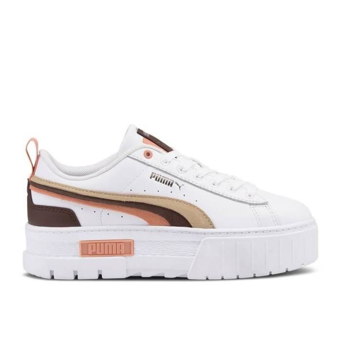 PUMA Baskets Mayze Triplex blanche Blanc 36 Chaussures Blanc Cdiscount Chaussures