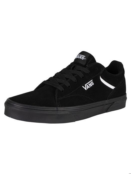 Mens black vans shoes deals