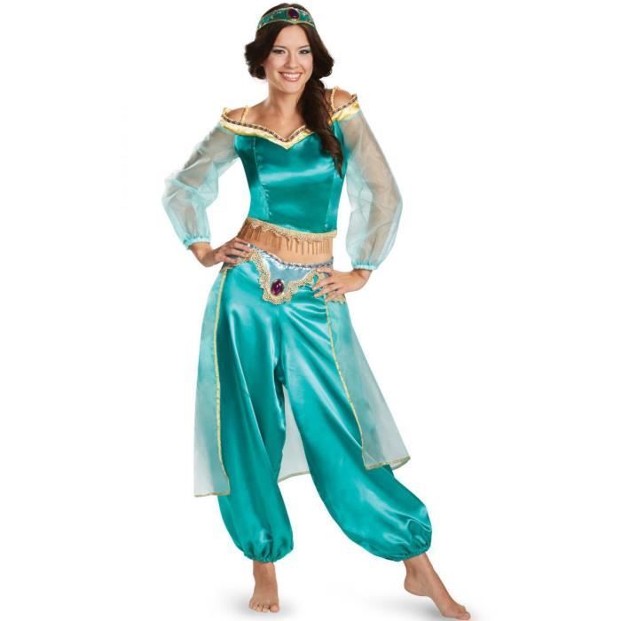 Déguisement Adulte Princesse Jasmine - FINDPITAYA - Vert - Cdiscount Jeux -  Jouets