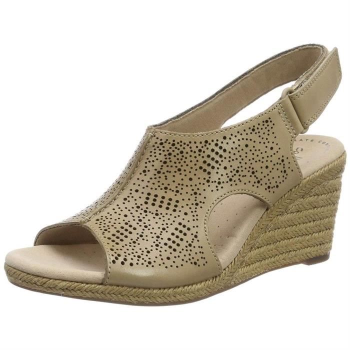 Sandales compensées hotsell clarks