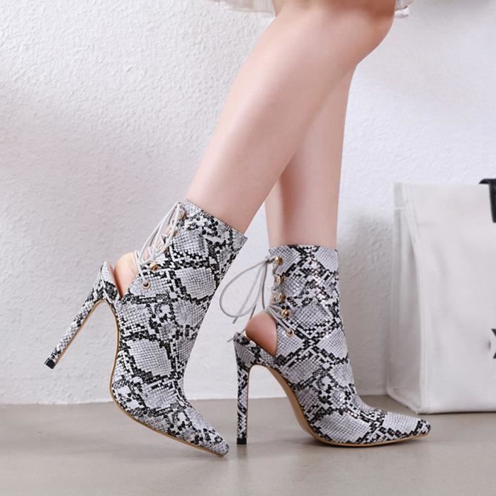 Chaussure imprimé serpent clearance