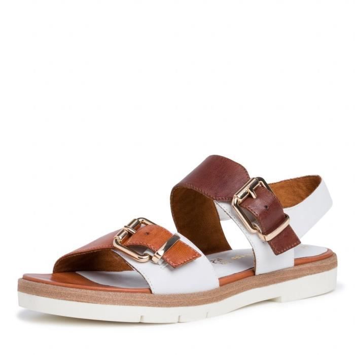 Sandales nu top pieds tamaris
