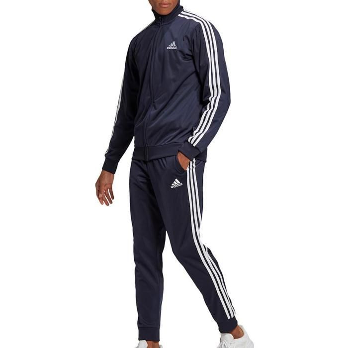 Adidas Survêtement pour Homme Primegreen Essentials 3-Stripes Bleu