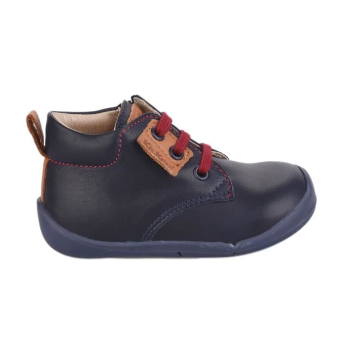 Bottines garçon - KICKERS - Bleu marine - 22 Bleu - Cdiscount Chaussures