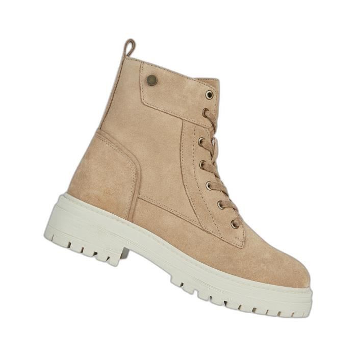 Bottines femme Geox Iridea Sand beige GEOX Femme 37 Sand beige Cdiscount Chaussures