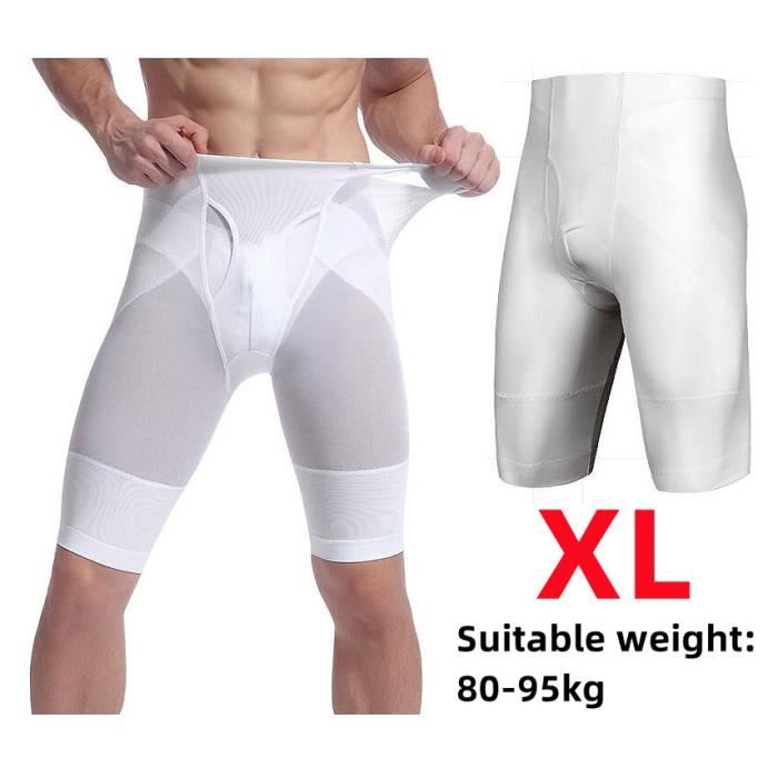 Boxer Gainant Amincissant Homme Blanc Taille XL Respirant