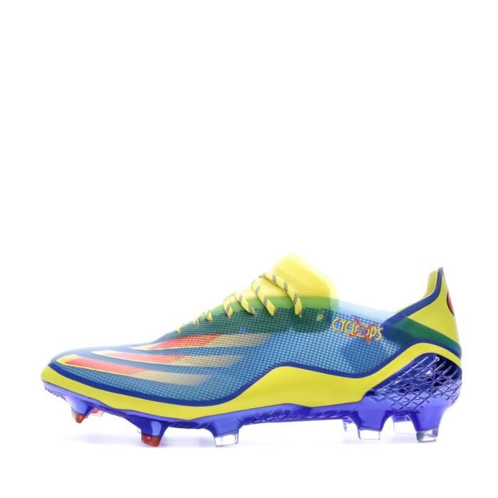 Chaussure de foot adidas bleu et jaune online