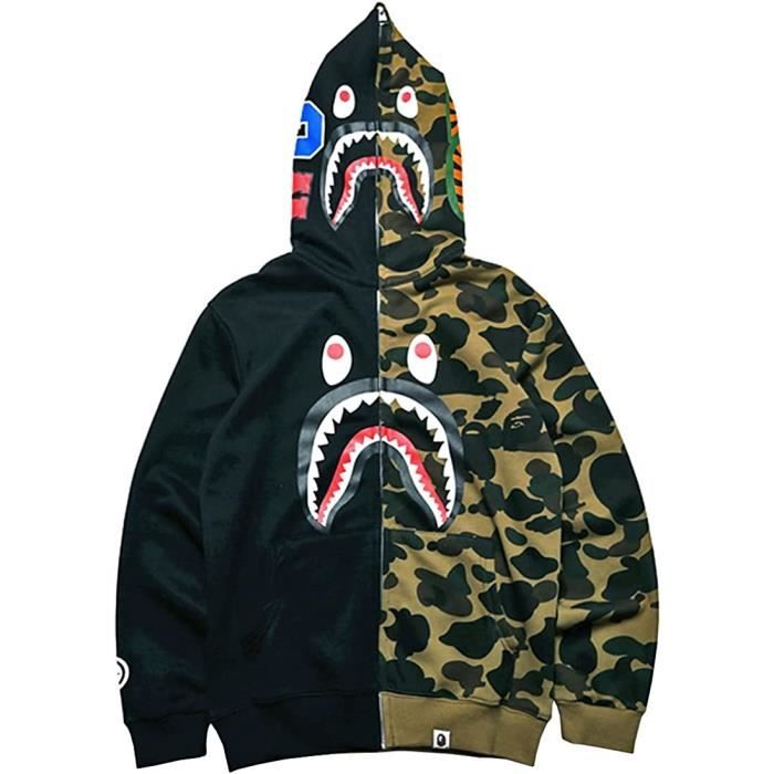 Veste bape noir online