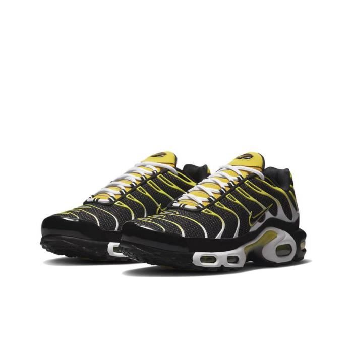 Chaussures de course Nike Air Max Plus TN Low Noir Jaune Couleurs Multiples Blanc Cdiscount Sport