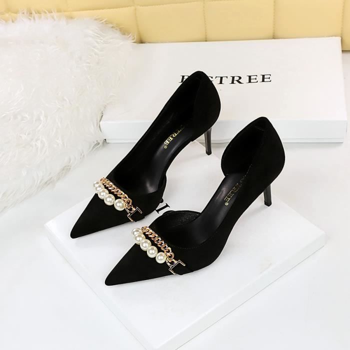 Escarpin talon 7 cm outlet