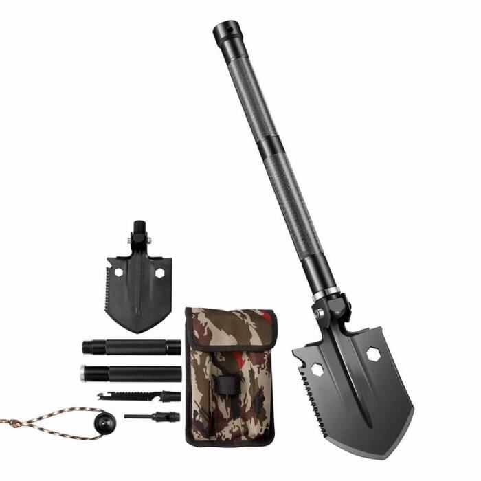 Pelle Pliante Militaire Redcamp Tri-Fold - Camping, Outil De Retranchement Vert