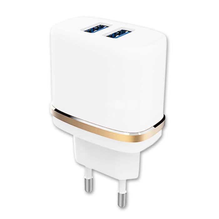 Chargeur Secteur Motorola Moto G10 Ultra rapide 2 ports USB 3. total