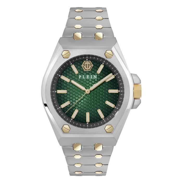 Montre Philipp Plein - Hommes - PWPMA0224 - Acier inoxydable - Multicolore - Vert