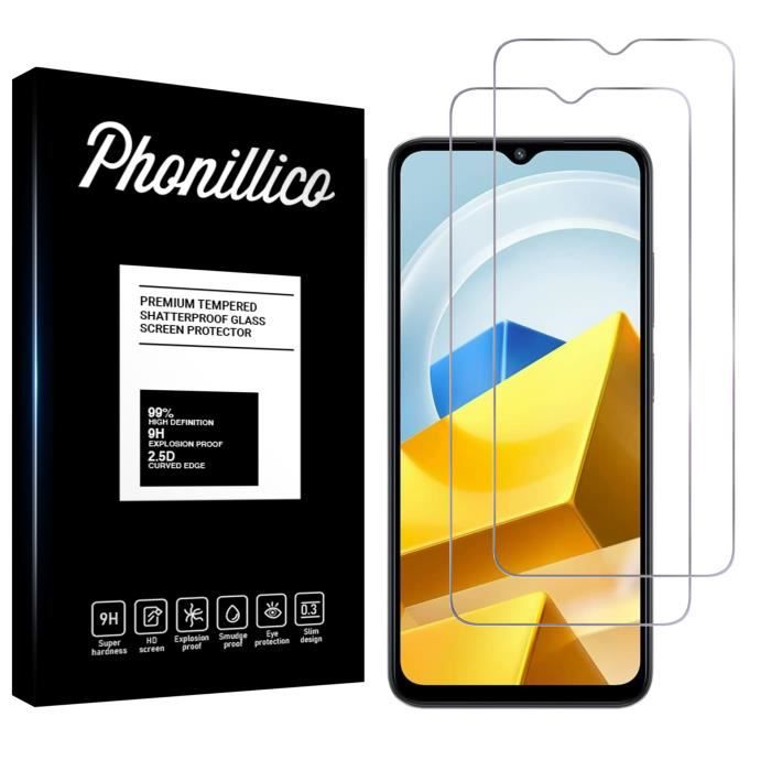 Pack De 2 Protections D'écran En Verre Trempé Pour Xiaomi Poco M3 PRO - Anti-rayures Et Anti-chocs - NOVAGO