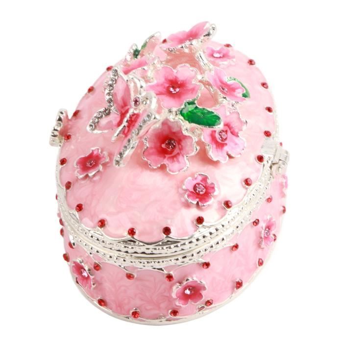 Petite Boîte à Bijoux En Biscuit, Couvercle Décor Floral Et Ange, L 11,5 Cm