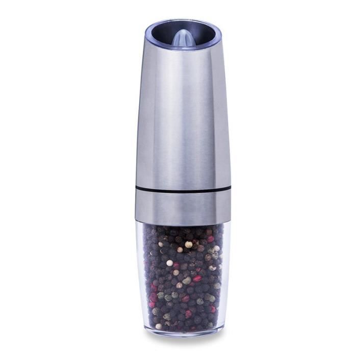 FORLIM Ensemble moulin à poivre et sel électrique 2 en 1 – Moulin à poivre rechargeable par USB – Fonctionnement sans effort d'une seule main avec lumière LED et broyeur en céramique FORLIM Ensemble moulin à poivre et sel électrique 2 en 1 – Moulin à poivre rechargeable par USB – Fonctionnement sans effort d'une seule main avec lumière LED et broyeur en céramique